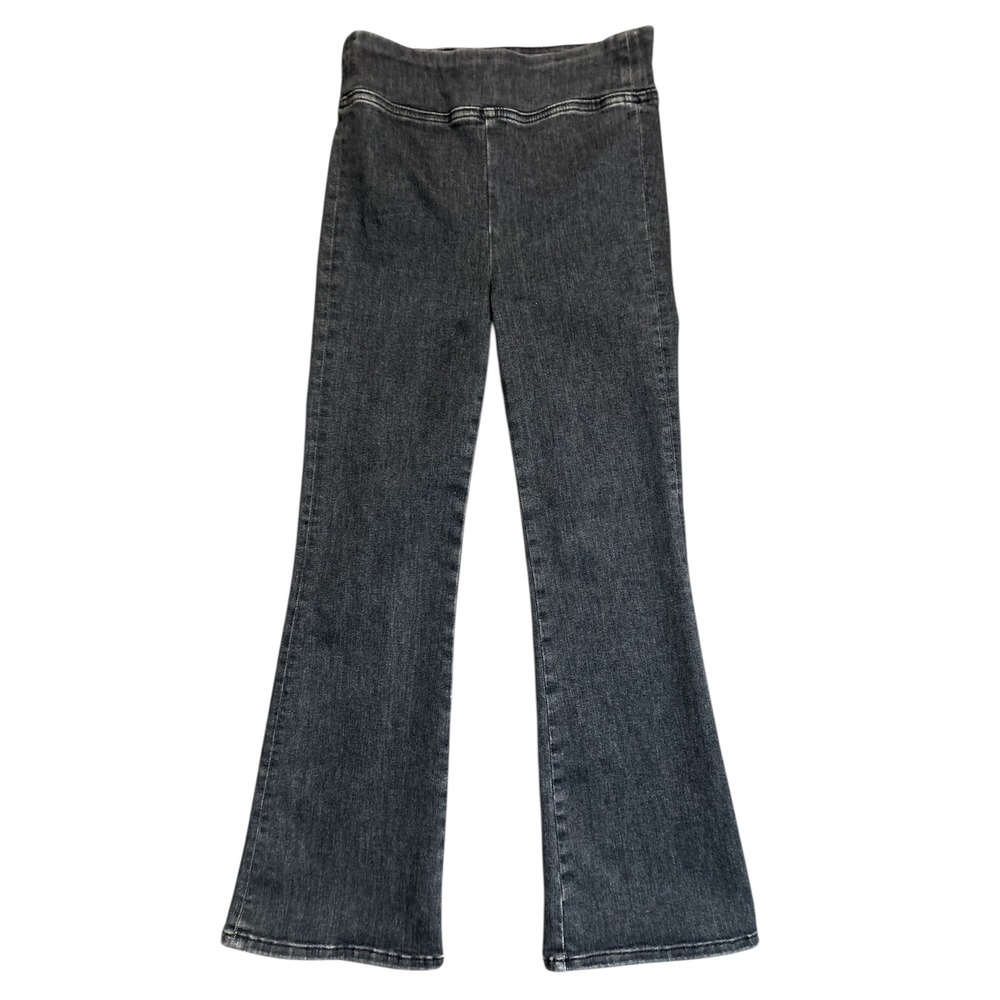FRAME Jetset Crop Mini Boot Jeans Cyrus Dark Wash Pull On JCMB631 High Rise